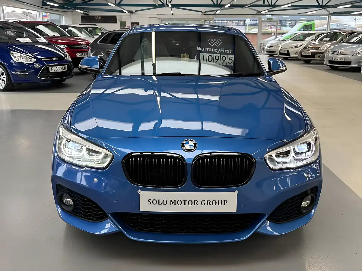 Used 2016 BMW 1 Series M Sport Blue - Interior and Exterior details 5