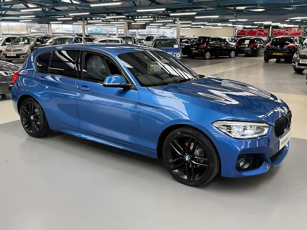Used 2016 BMW 1 Series M Sport Blue - Interior and Exterior details 8