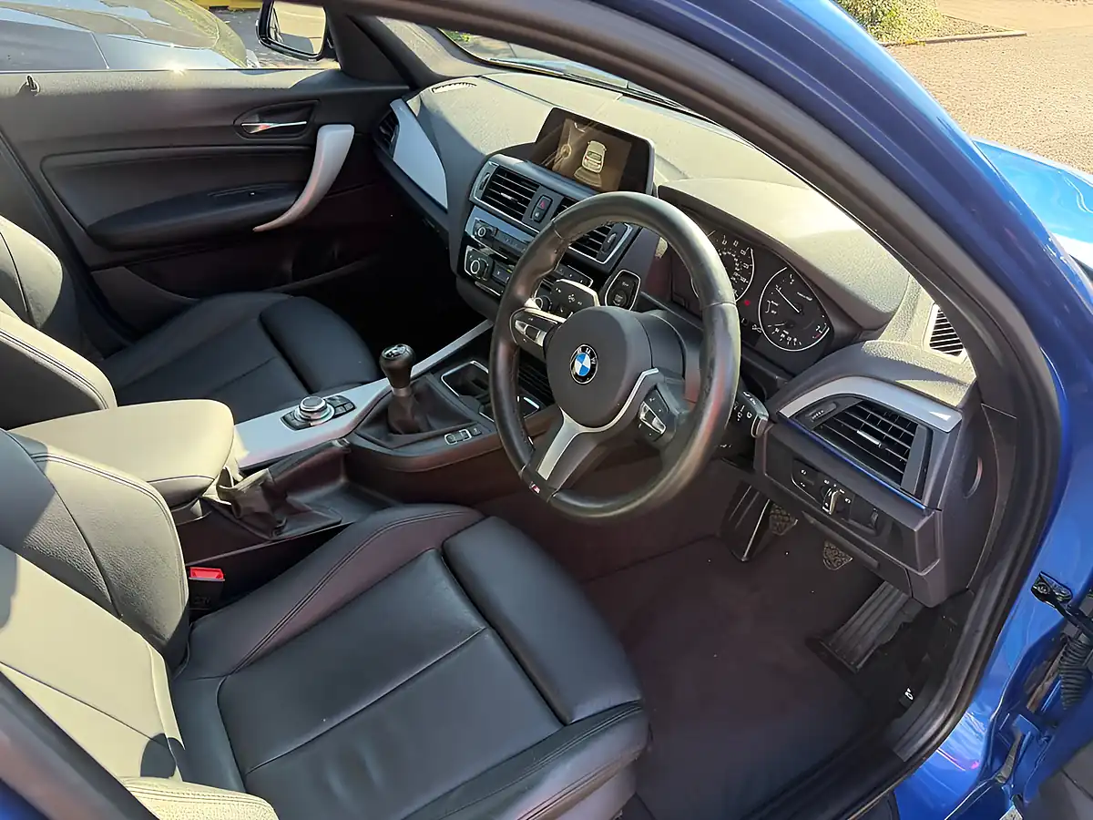 Used 2016 BMW 1 Series M Sport Estoril Blue - Interior and Exterior details 11