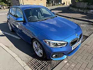 Used 2016 BMW 1 Series M Sport Estoril Blue - Interior and Exterior details 4