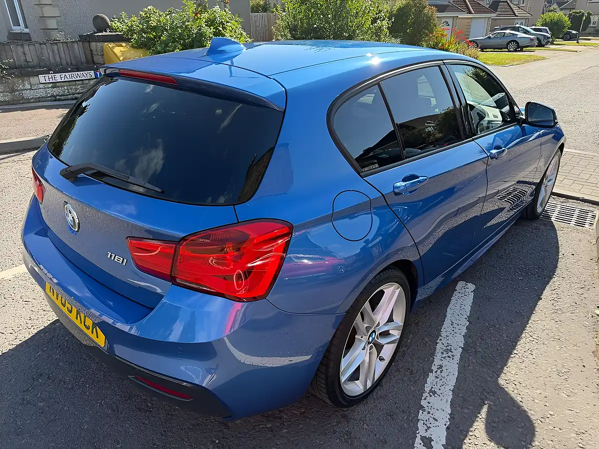 Used 2016 BMW 1 Series M Sport Estoril Blue - Interior and Exterior details 5