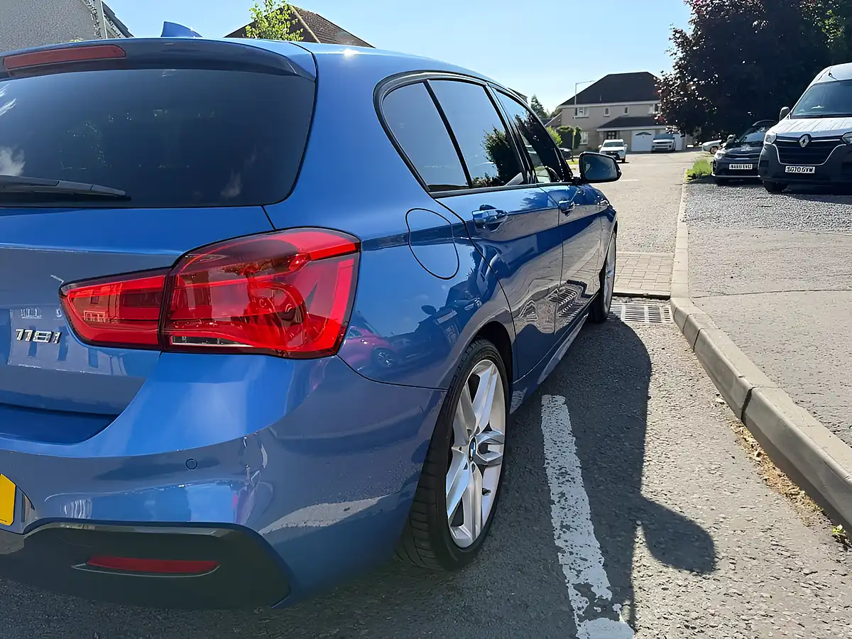 Used 2016 BMW 1 Series M Sport Estoril Blue - Interior and Exterior details 9