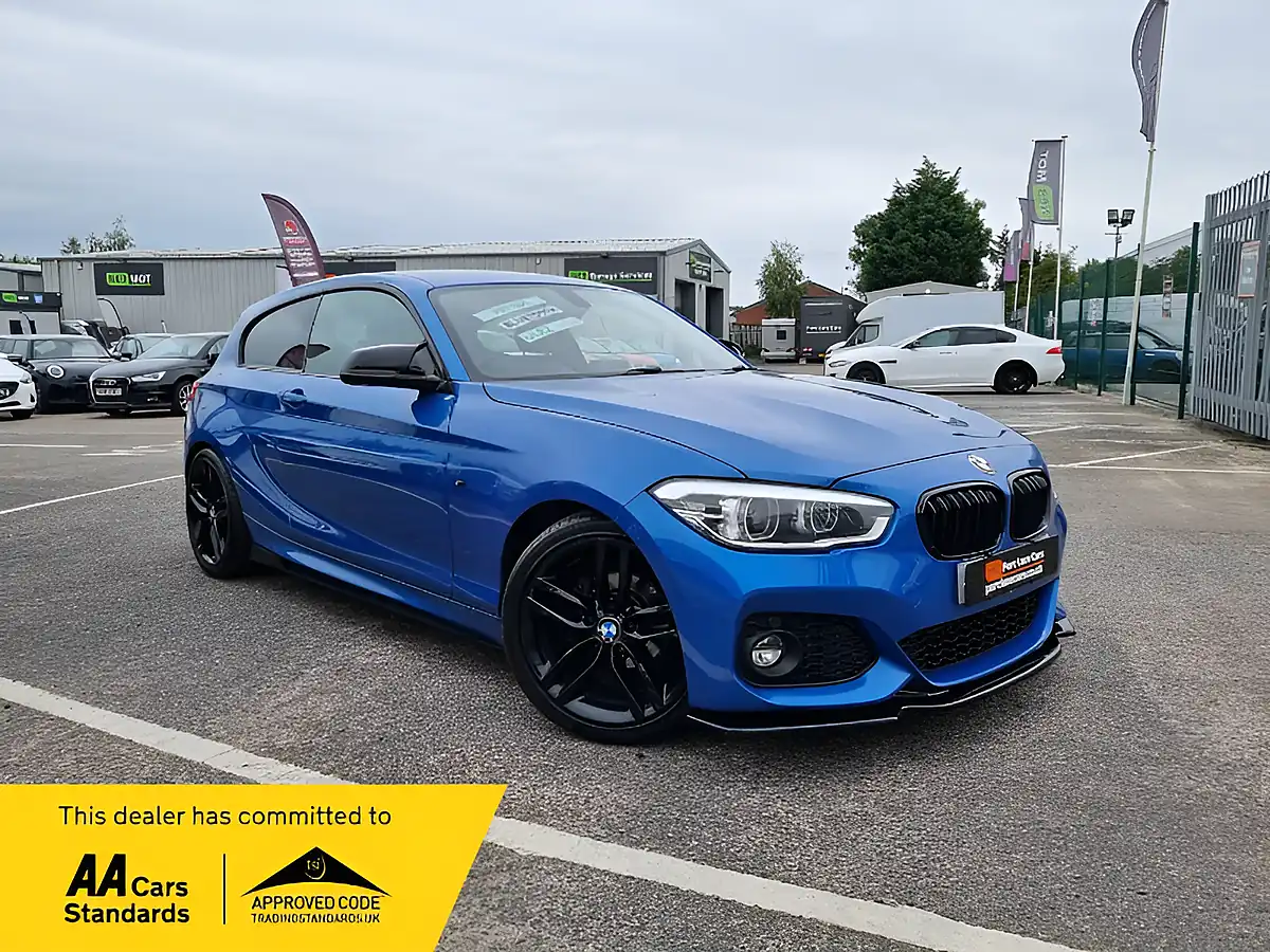 Used 2016 BMW 1 Series M Sport Estoril Blue - Front View