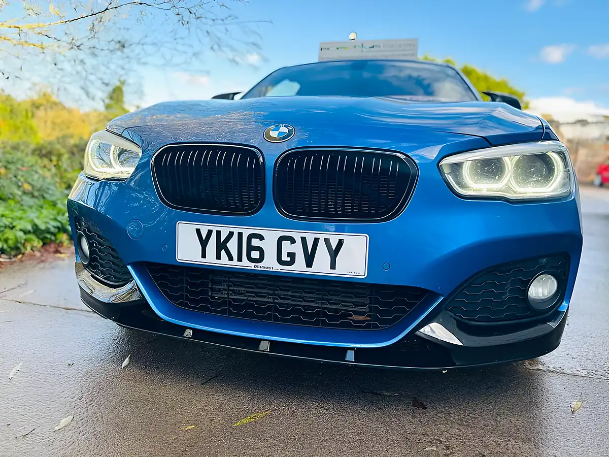 Used 2016 BMW 1 Series M Sport Estoril Blue - Interior and Exterior details 8