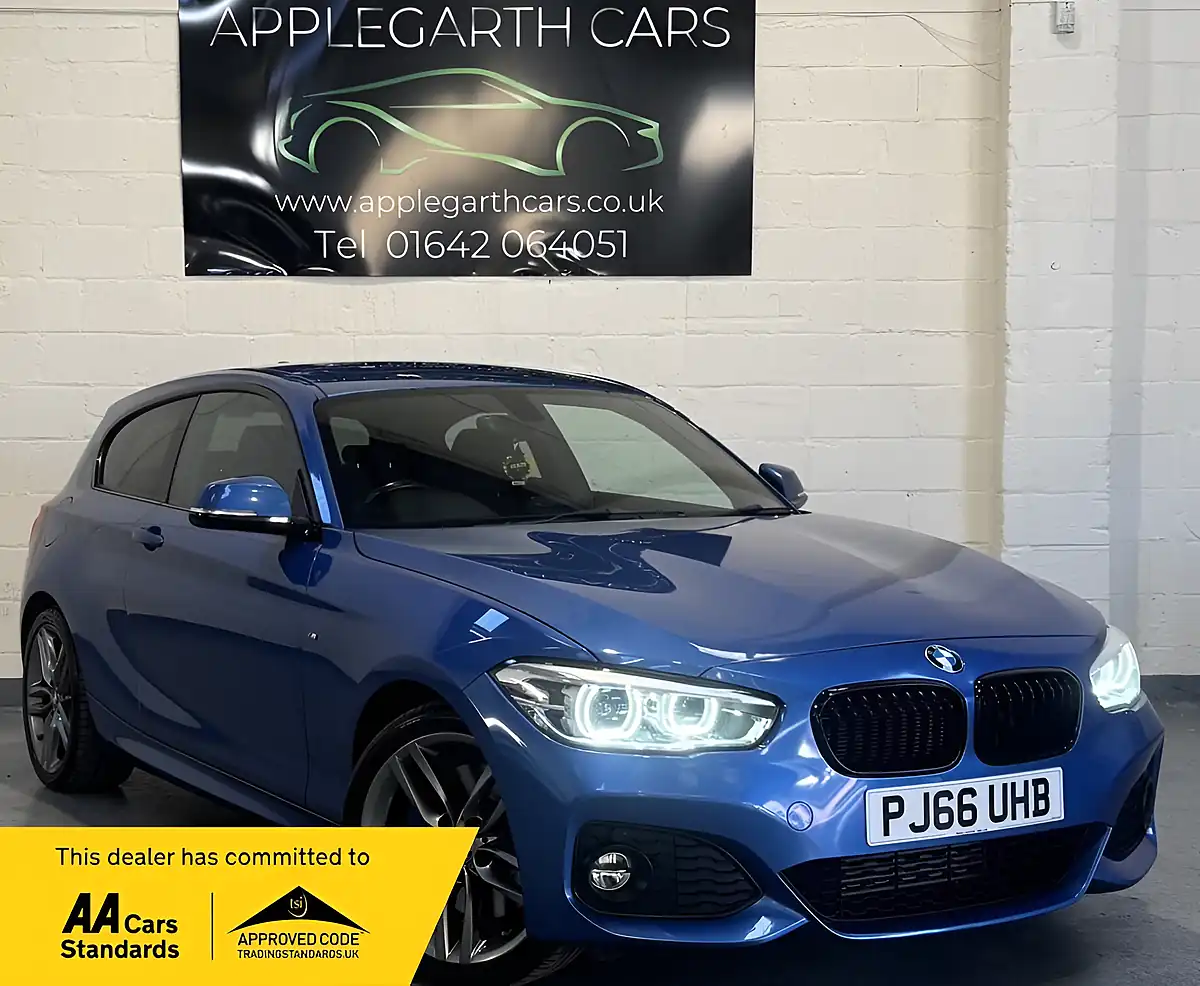 Used 2016 BMW 1 Series M Sport Estoril Blue - Front View