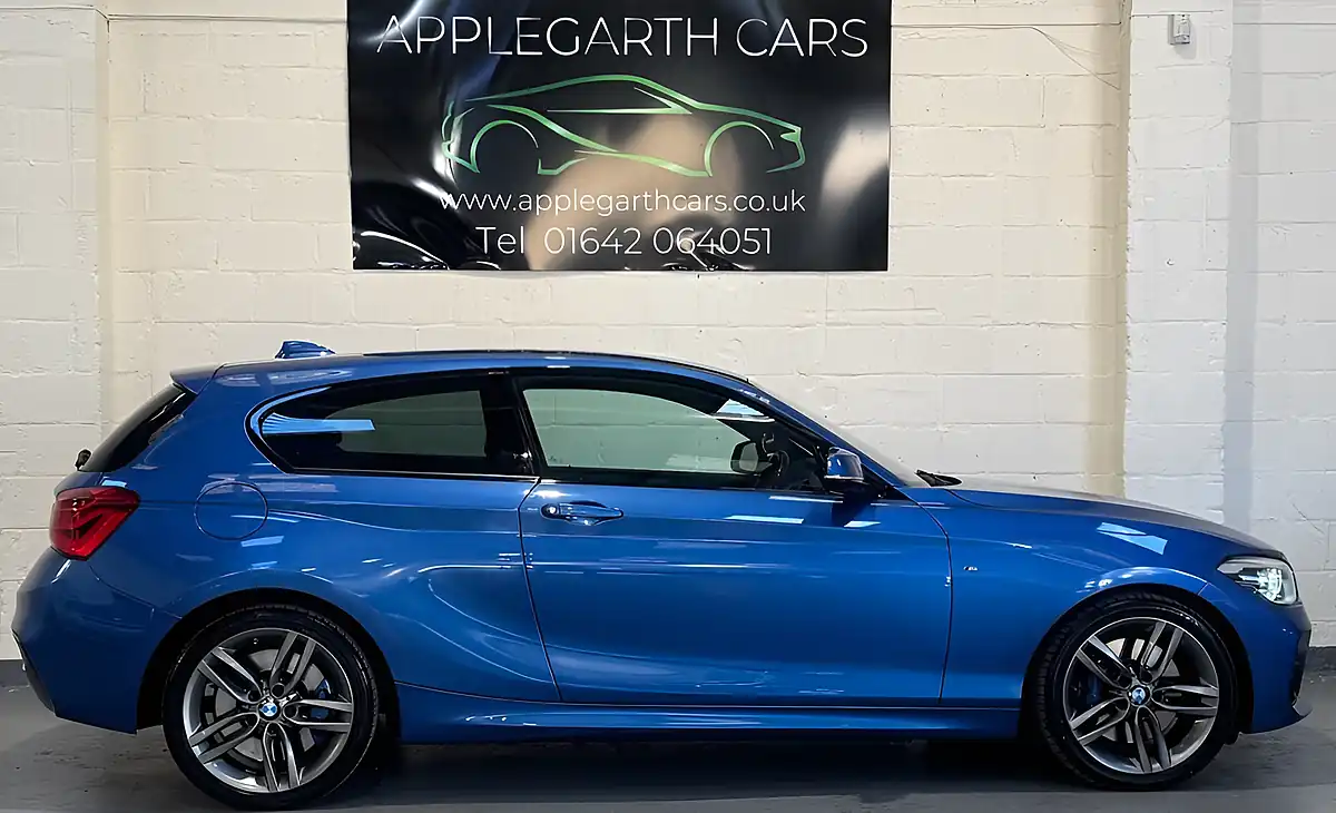 Used 2016 BMW 1 Series M Sport Estoril Blue - Interior and Exterior details 2