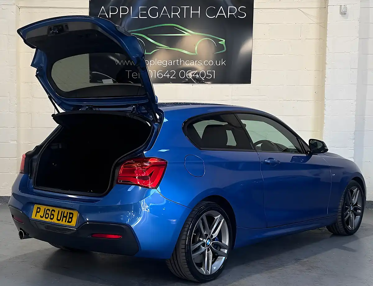 Used 2016 BMW 1 Series M Sport Estoril Blue - Interior and Exterior details 4
