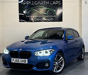 Used 2016 BMW 1 Series M Sport Estoril Blue - Interior and Exterior details 5