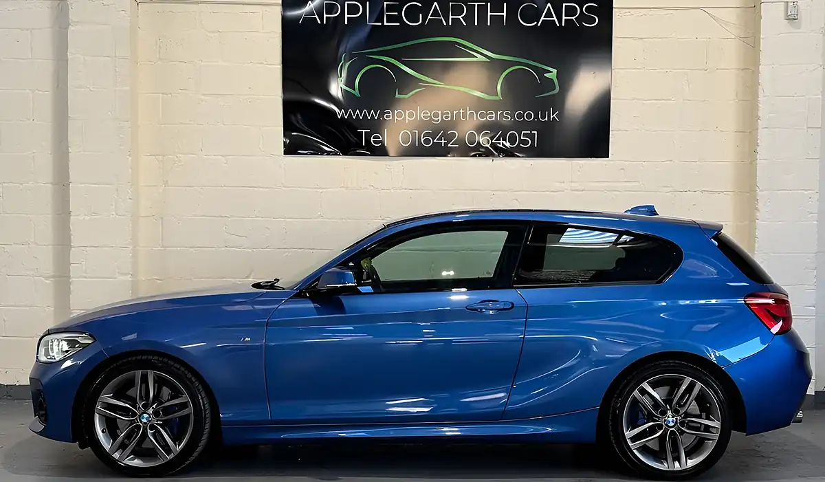 Used 2016 BMW 1 Series M Sport Estoril Blue - Interior and Exterior details 6