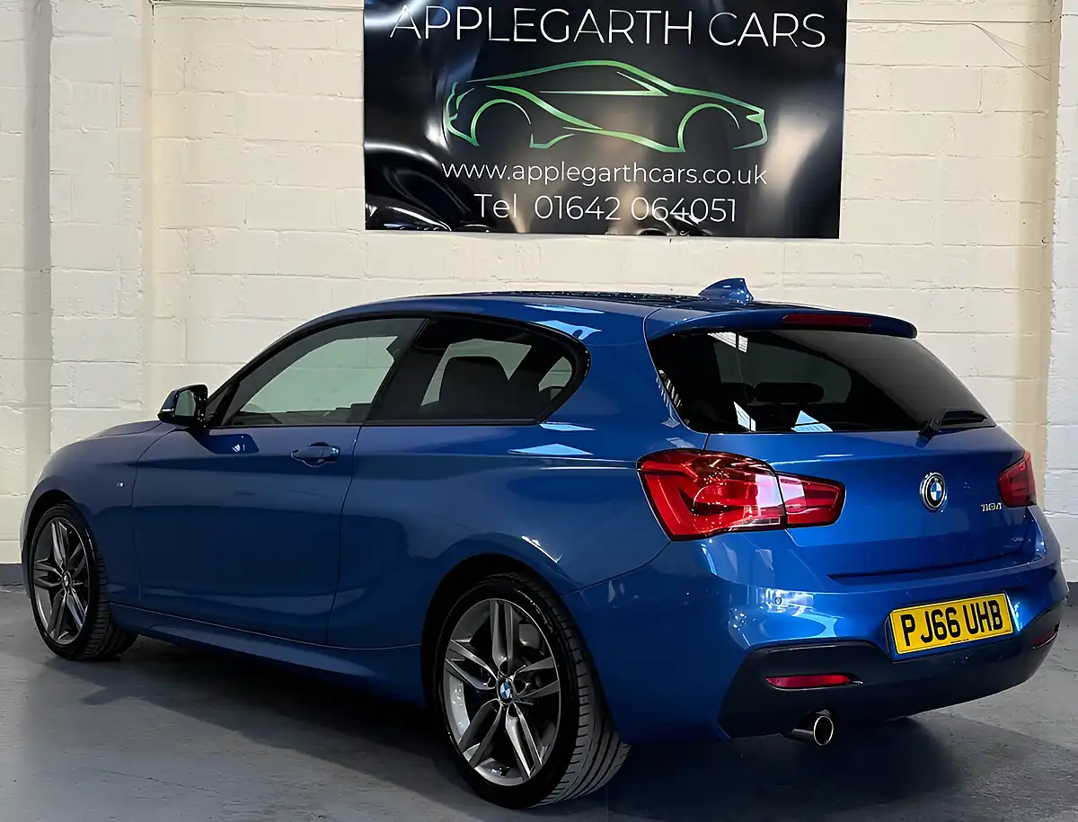 Used 2016 BMW 1 Series M Sport Estoril Blue - Interior and Exterior details 7