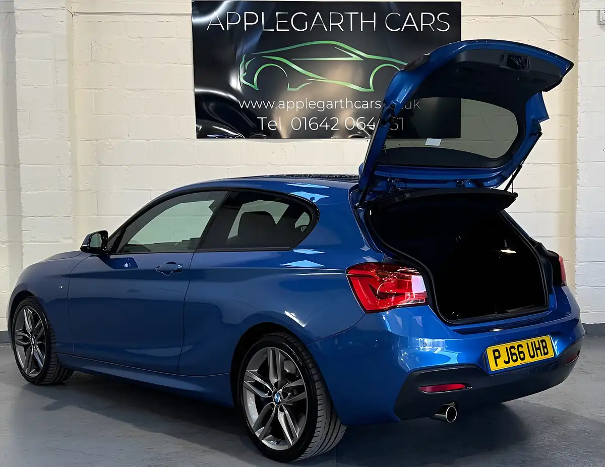Used 2016 BMW 1 Series M Sport Estoril Blue - Interior and Exterior details 8