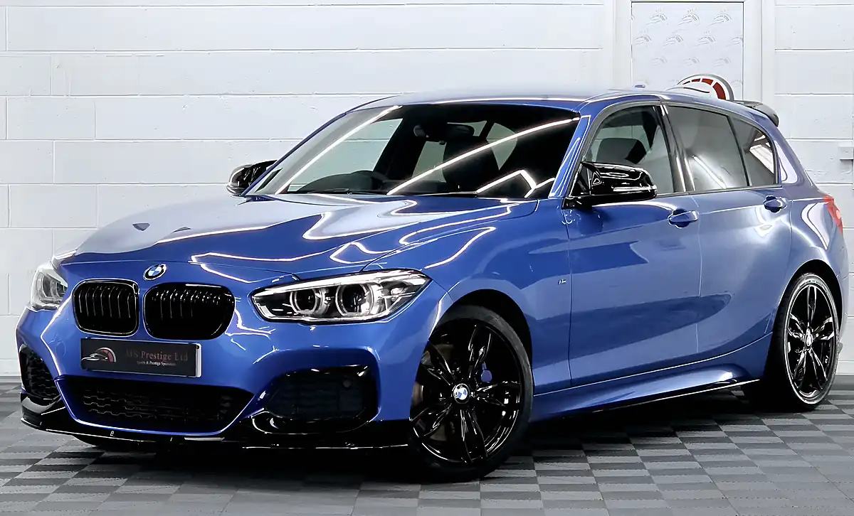 Used 2016 BMW 1 Series M135i Estoril Blue - Front View