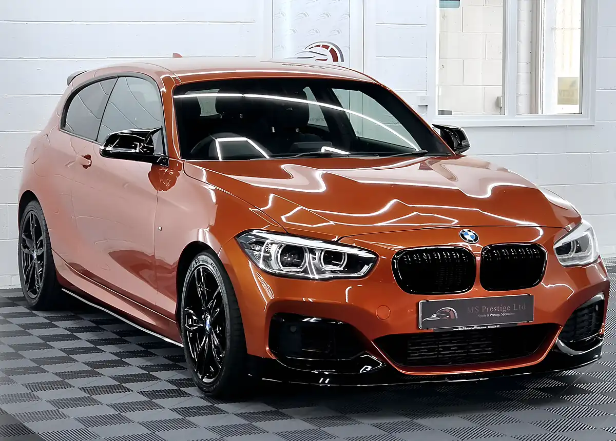 Used 2016 BMW 1 Series M135i Valencia Orange - Interior and Exterior details 4