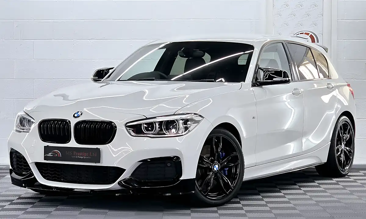 Used 2016 BMW 1 Series M140i Alpine White - Front View