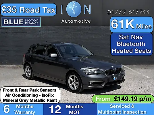 2016 BMW 1 Series 118i SE