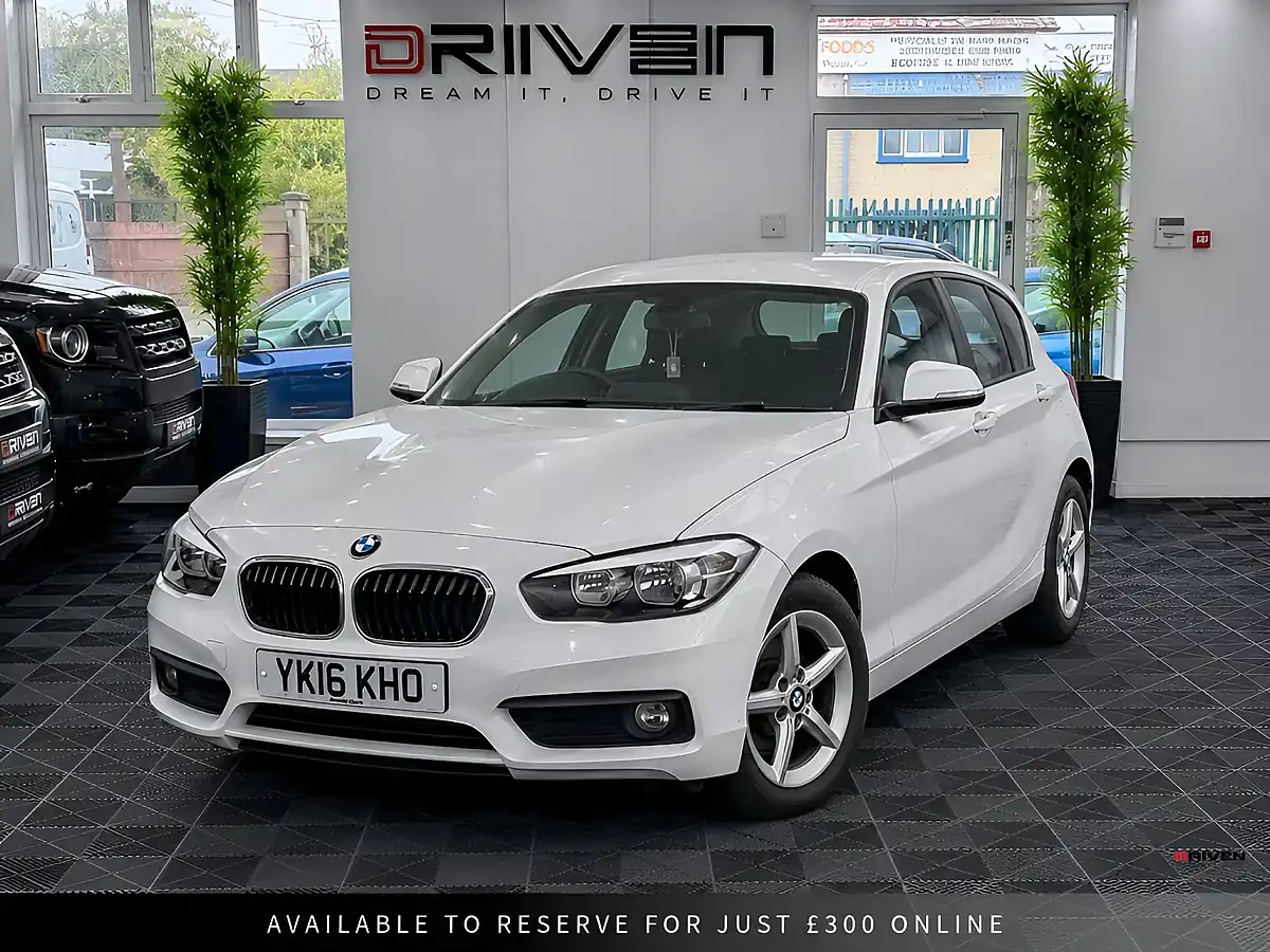 Used 2016 BMW 1 Series Se White - Front View