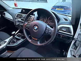 Used 2016 BMW 1 Series Se White - Interior and Exterior details 9