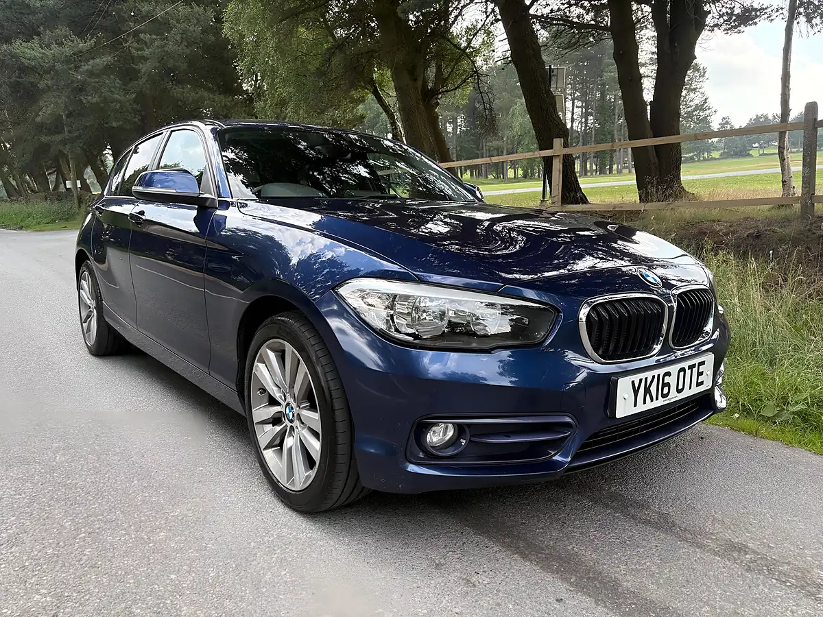 Used 2016 BMW 1 Series Sport Blue - Front View