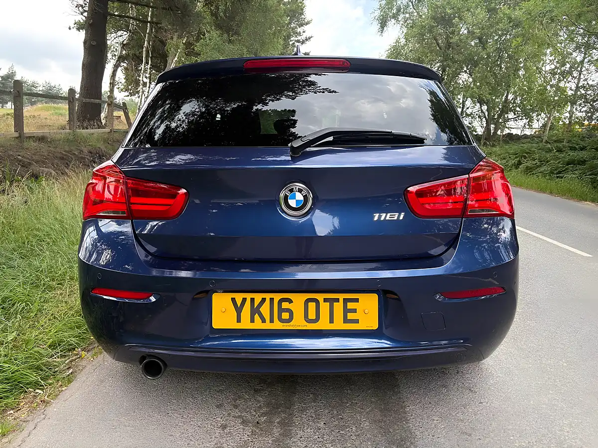 Used 2016 BMW 1 Series Sport Blue - Interior and Exterior details 8