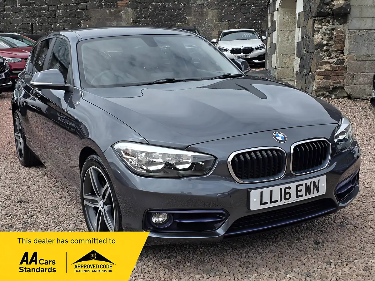 Used 2016 BMW 1 Series Sport Mineral Grey Metallic - Front View