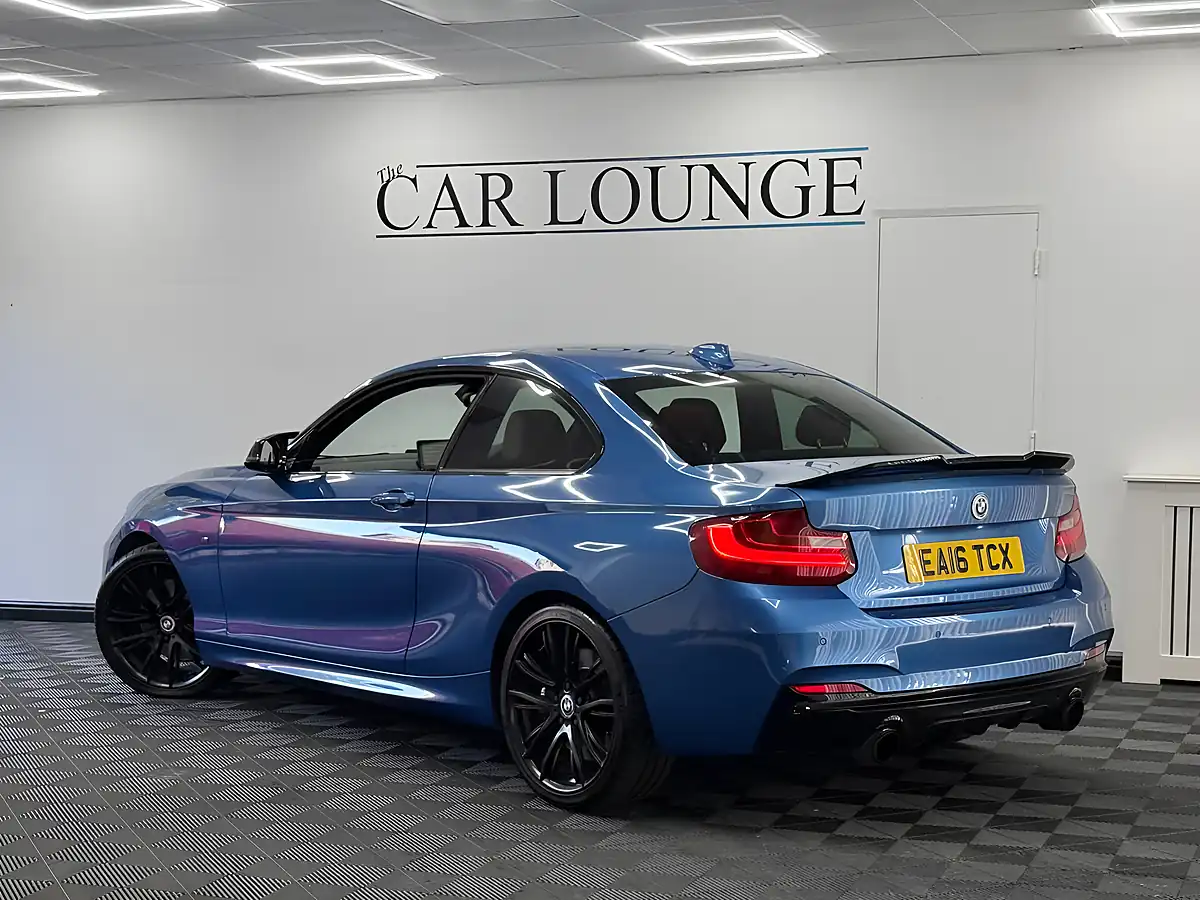 Used 2016 BMW 2 Series Coupe Estoril Blue - Interior and Exterior details 5