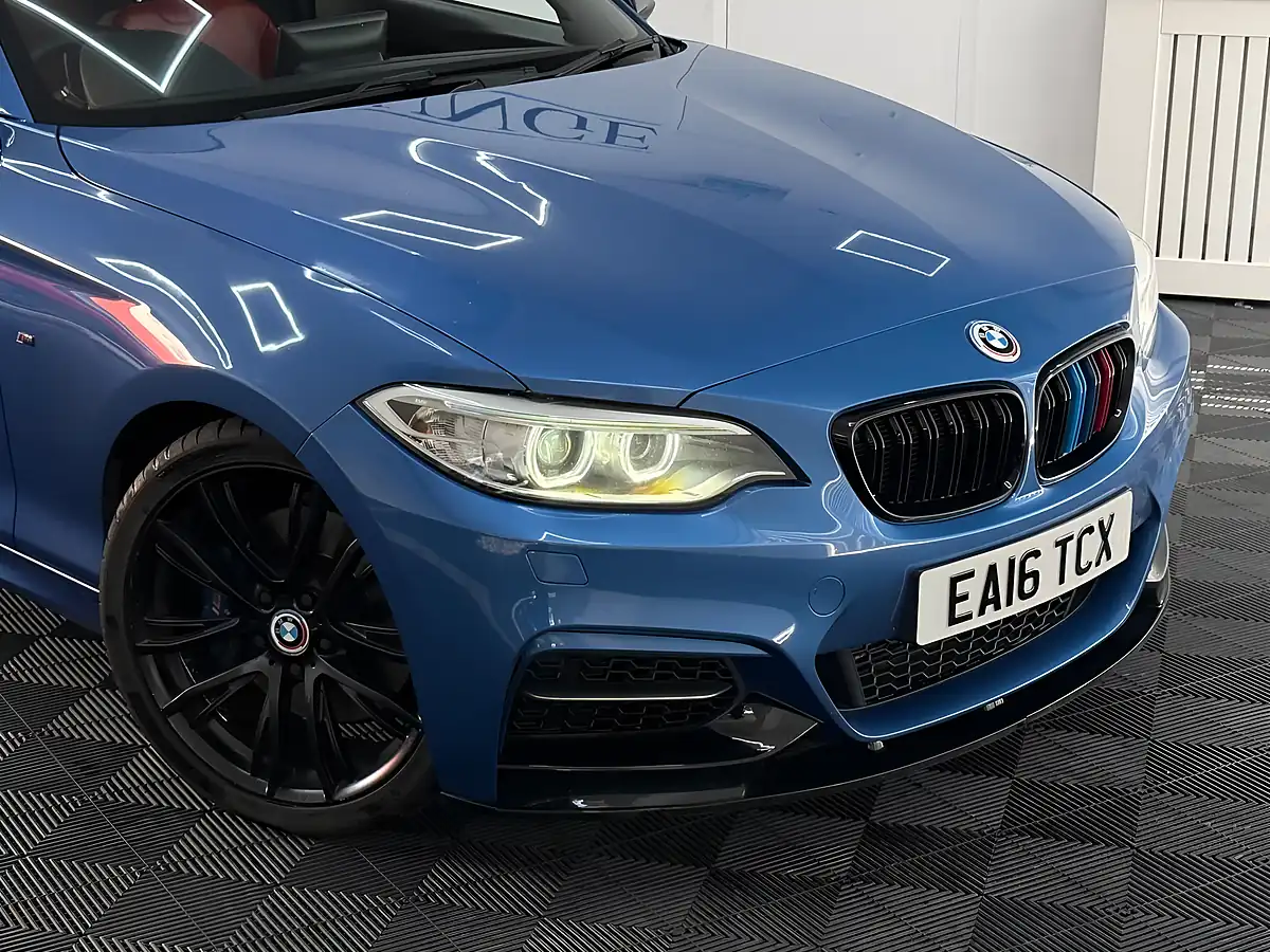 Used 2016 BMW 2 Series Coupe Estoril Blue - Interior and Exterior details 9
