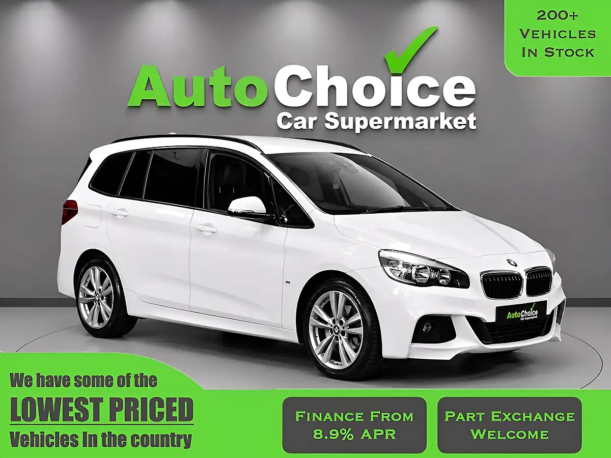 Used 2016 BMW 2 Series Gran Tourer M Sport White - Front View