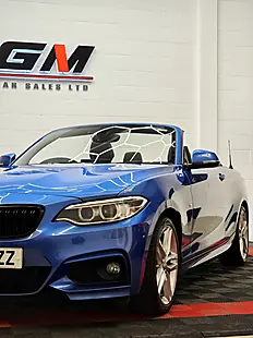 Used 2016 BMW 2 Series M Sport Estoril Blue - Interior and Exterior details 4