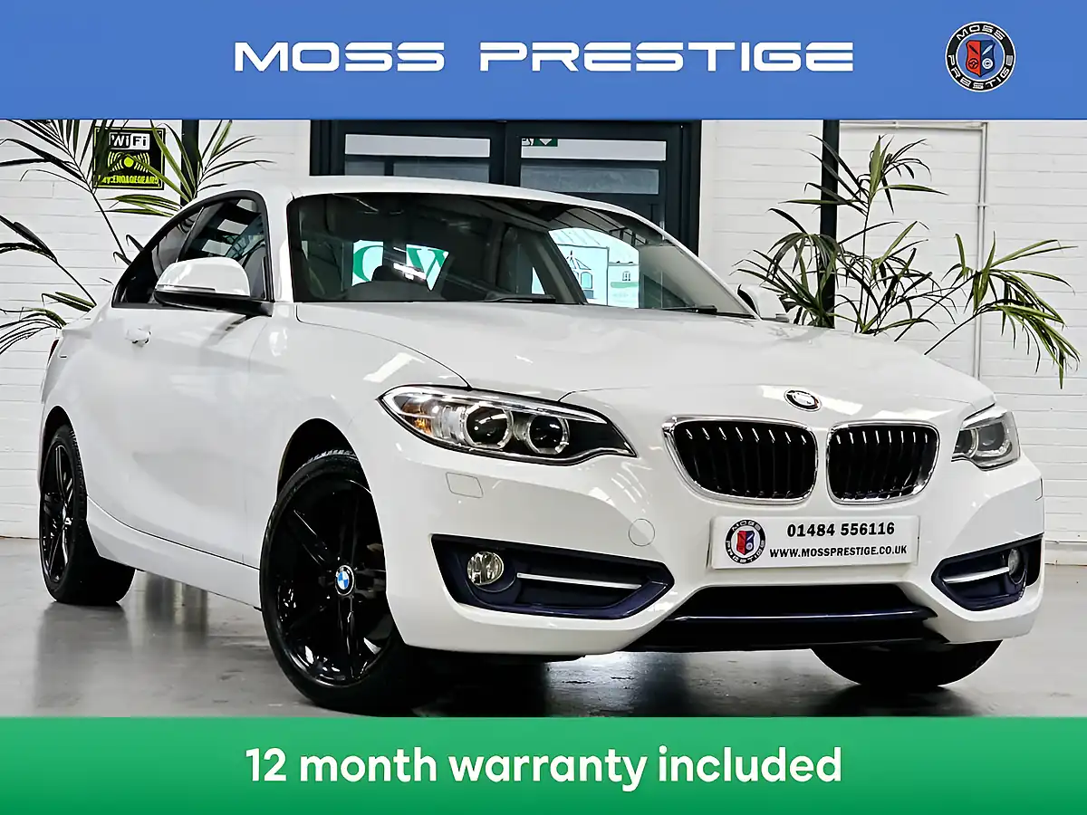 Used 2016 BMW 2 Series Sport White - Front View