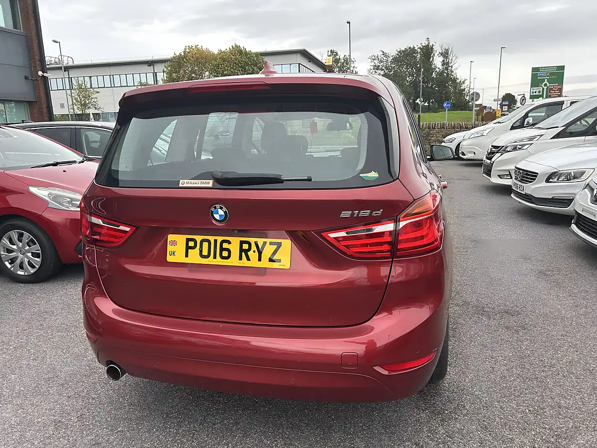 Used 2016 BMW 218 Grand Tourer Red - Interior and Exterior details 5