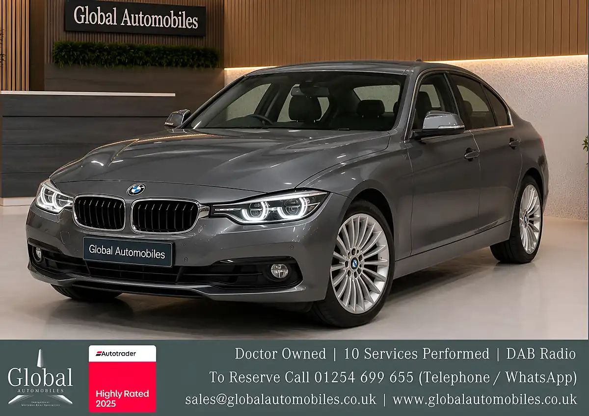 Used 2016 BMW 3 Series Ed Plus Mineral Grey - Front View