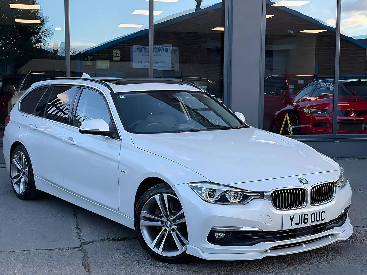 Used 2016 BMW 3 Series Luxury Touring White - Interior and Exterior details 2