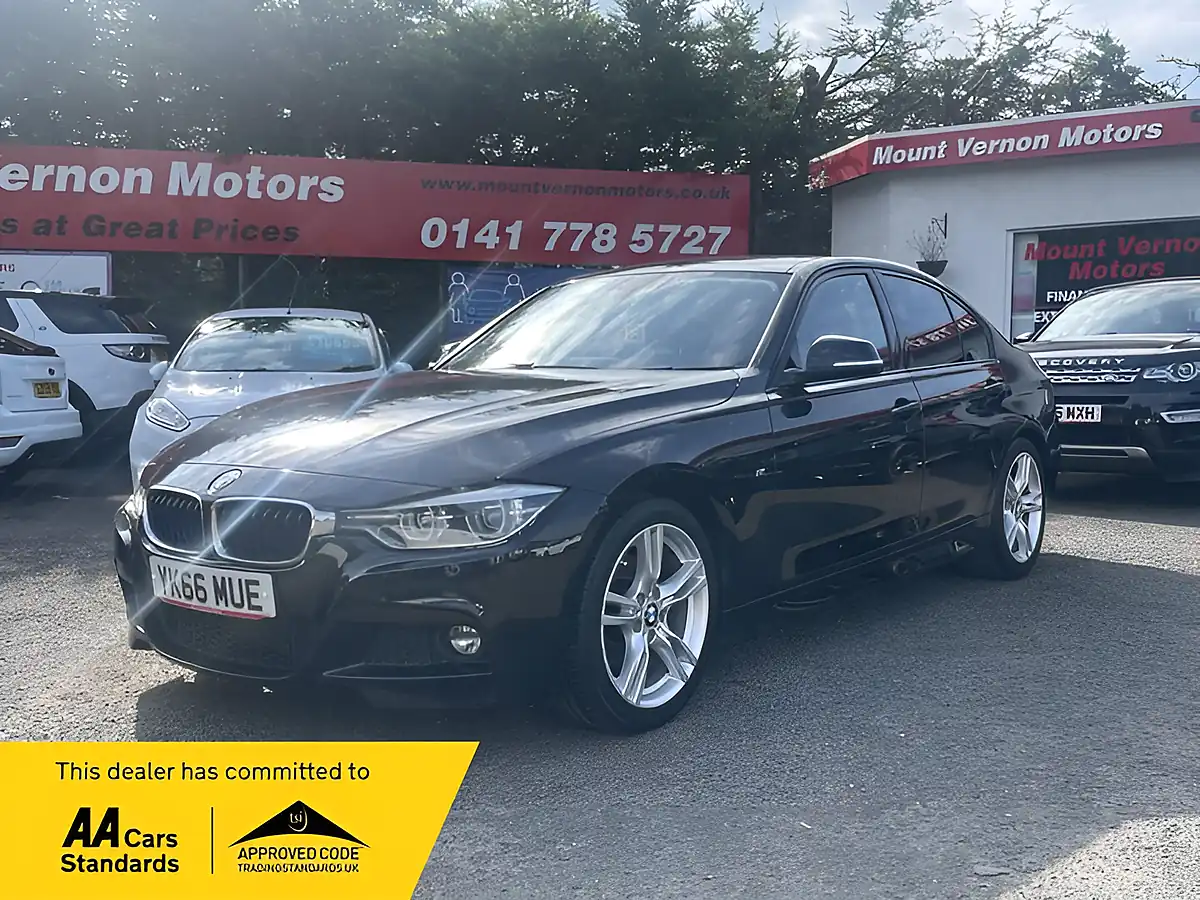 Used 2016 BMW 3 Series M Sport Black - Front View