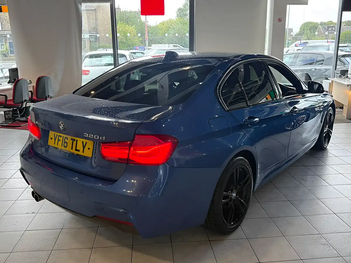 Used 2016 BMW 3 Series M Sport Blue - Interior and Exterior details 11