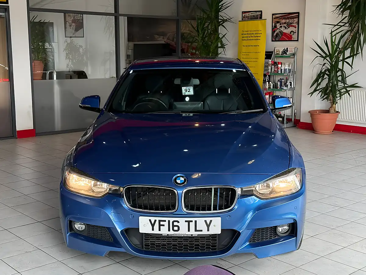 Used 2016 BMW 3 Series M Sport Blue - Interior and Exterior details 3