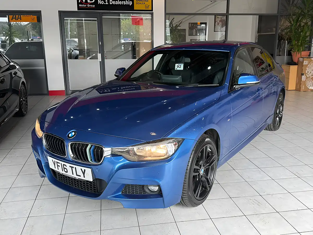 Used 2016 BMW 3 Series M Sport Blue - Interior and Exterior details 4
