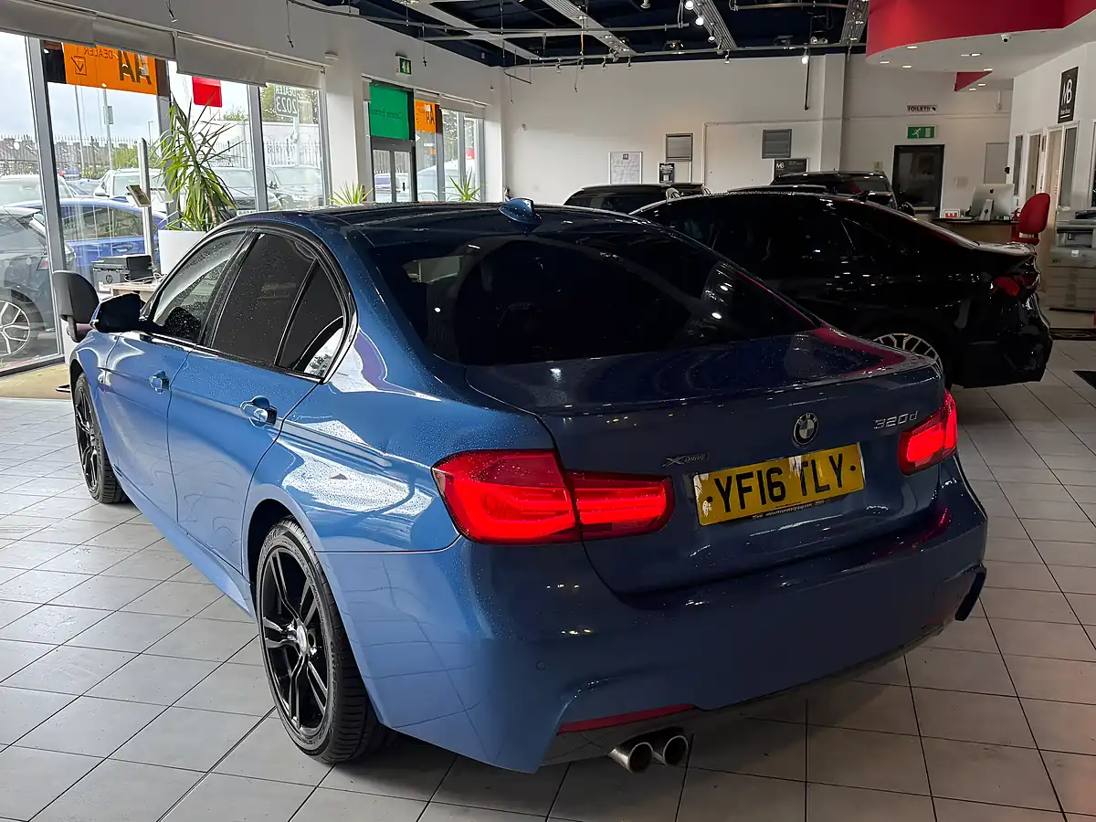 Used 2016 BMW 3 Series M Sport Blue - Interior and Exterior details 6