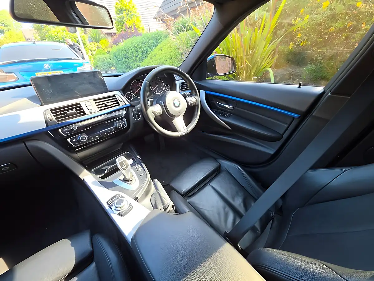 Used 2016 BMW 3 Series M Sport Estoril Blue - Interior and Exterior details 12