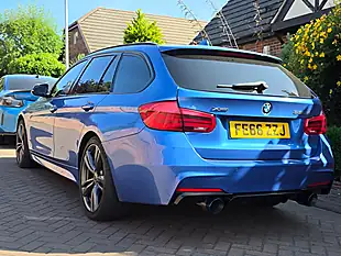 Used 2016 BMW 3 Series M Sport Estoril Blue - Interior and Exterior details 20