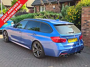 Used 2016 BMW 3 Series M Sport Estoril Blue - Interior and Exterior details 4