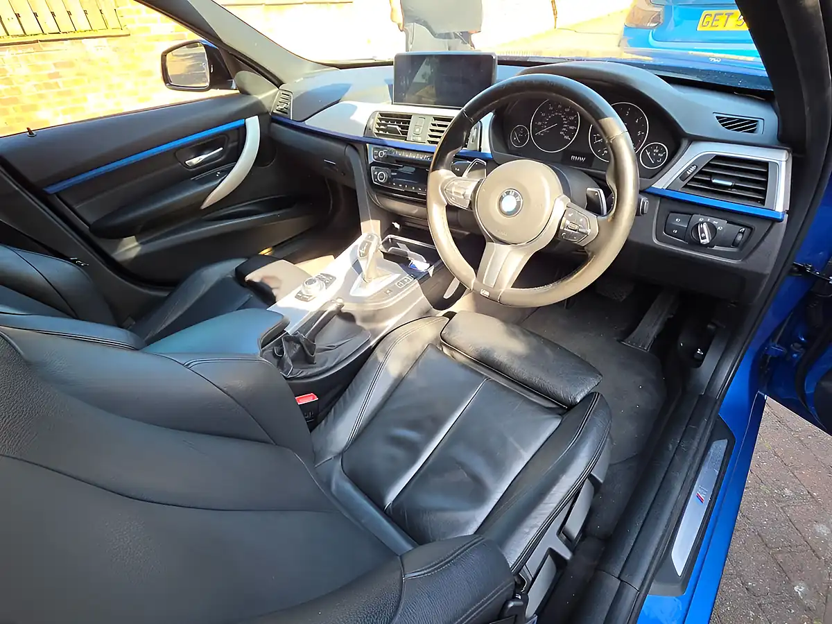 Used 2016 BMW 3 Series M Sport Estoril Blue - Interior and Exterior details 6