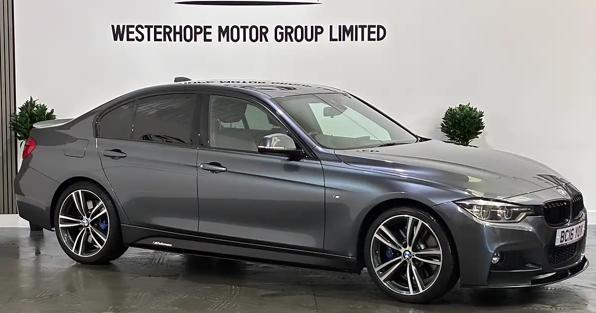 Used 2016 BMW 3 Series M Sport Grey - Front View