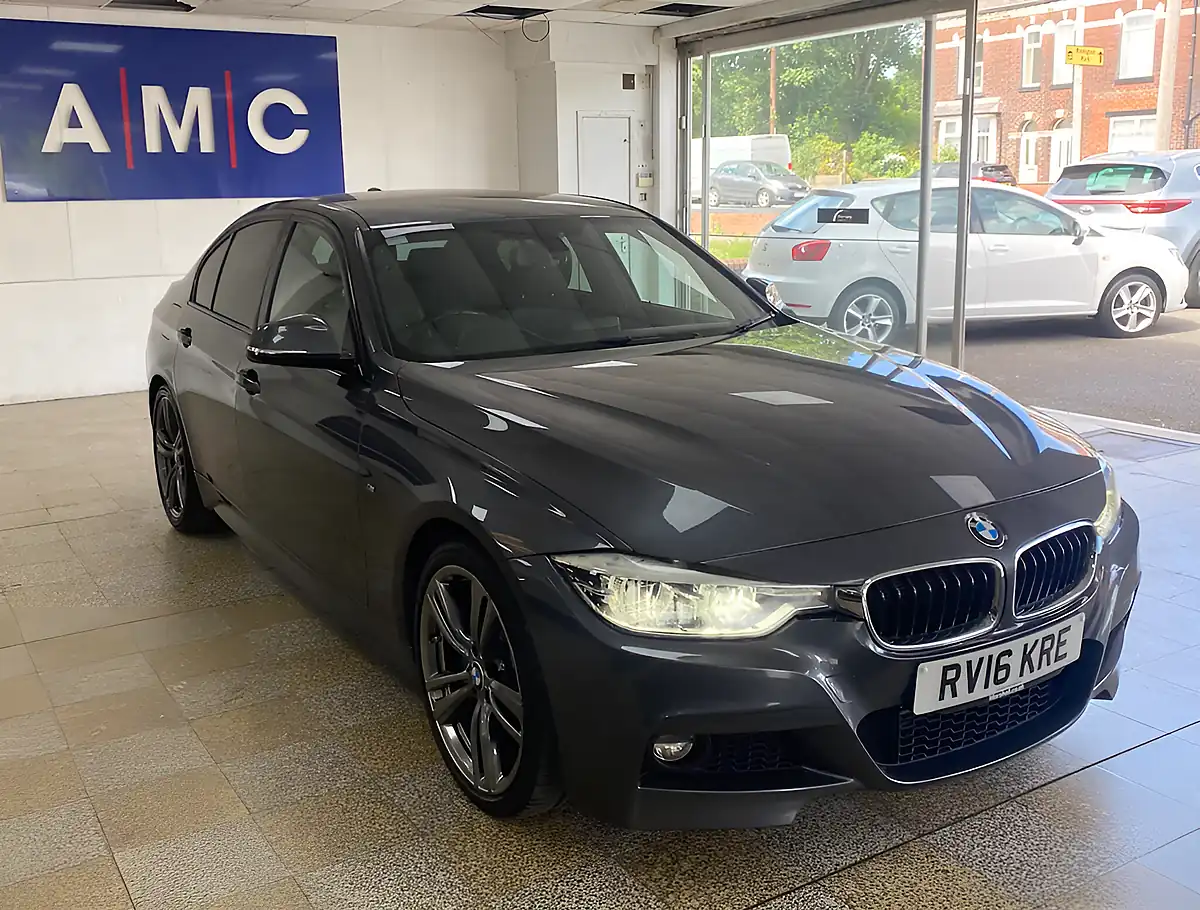 Used 2016 BMW 3 Series M Sport Grey - Front View