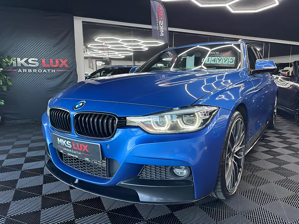 Used 2016 BMW 3 Series M Sport Touring Blue - Interior and Exterior details 2