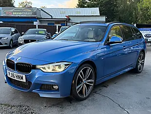 Used 2016 BMW 3 Series M Sport Touring Estoril Blue - Interior and Exterior details 11