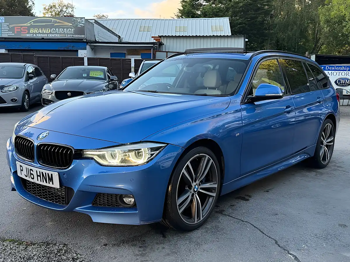 Used 2016 BMW 3 Series M Sport Touring Estoril Blue - Interior and Exterior details 11