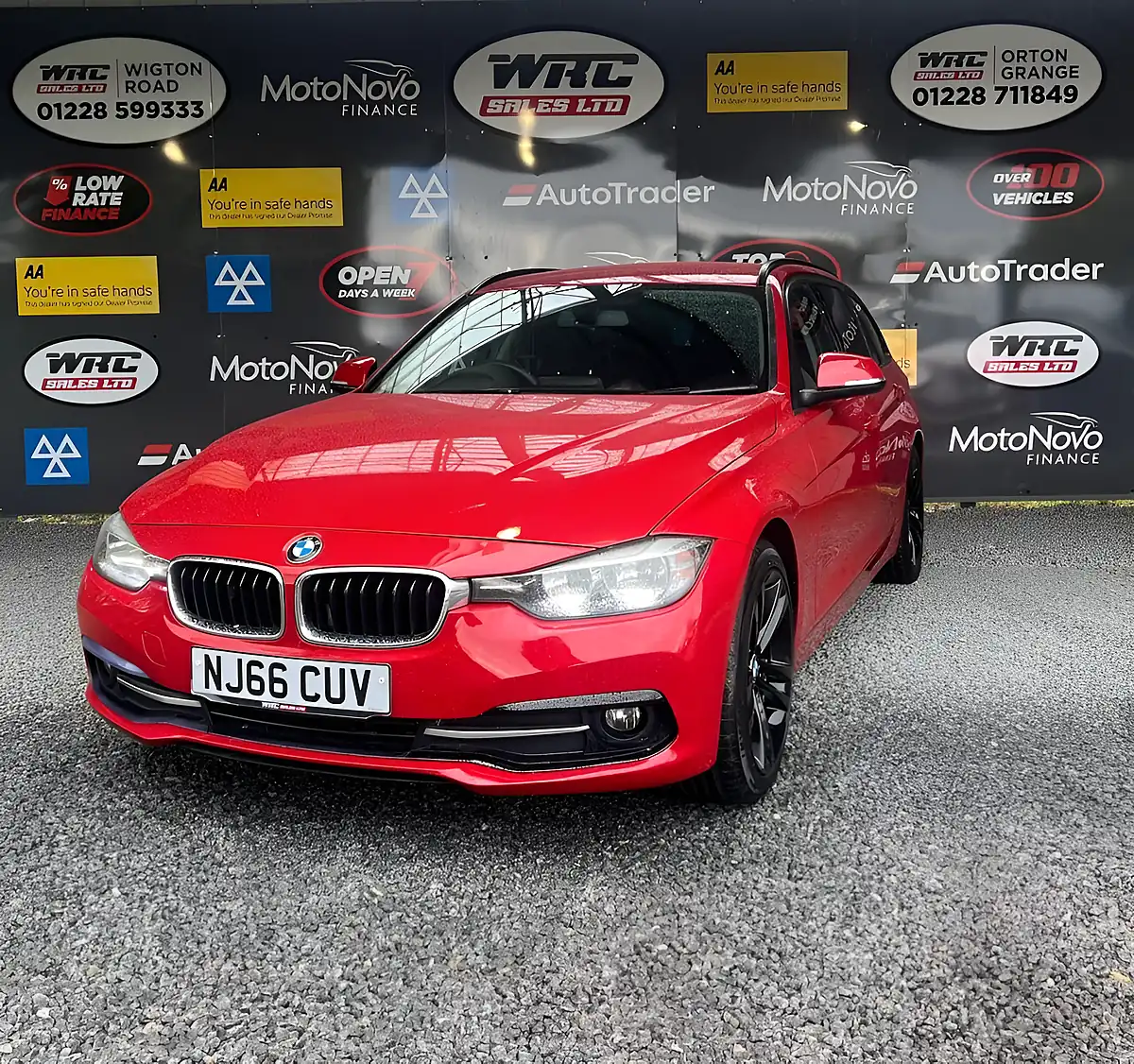 Used 2016 BMW 3 Series Sport Touring Red - Front View