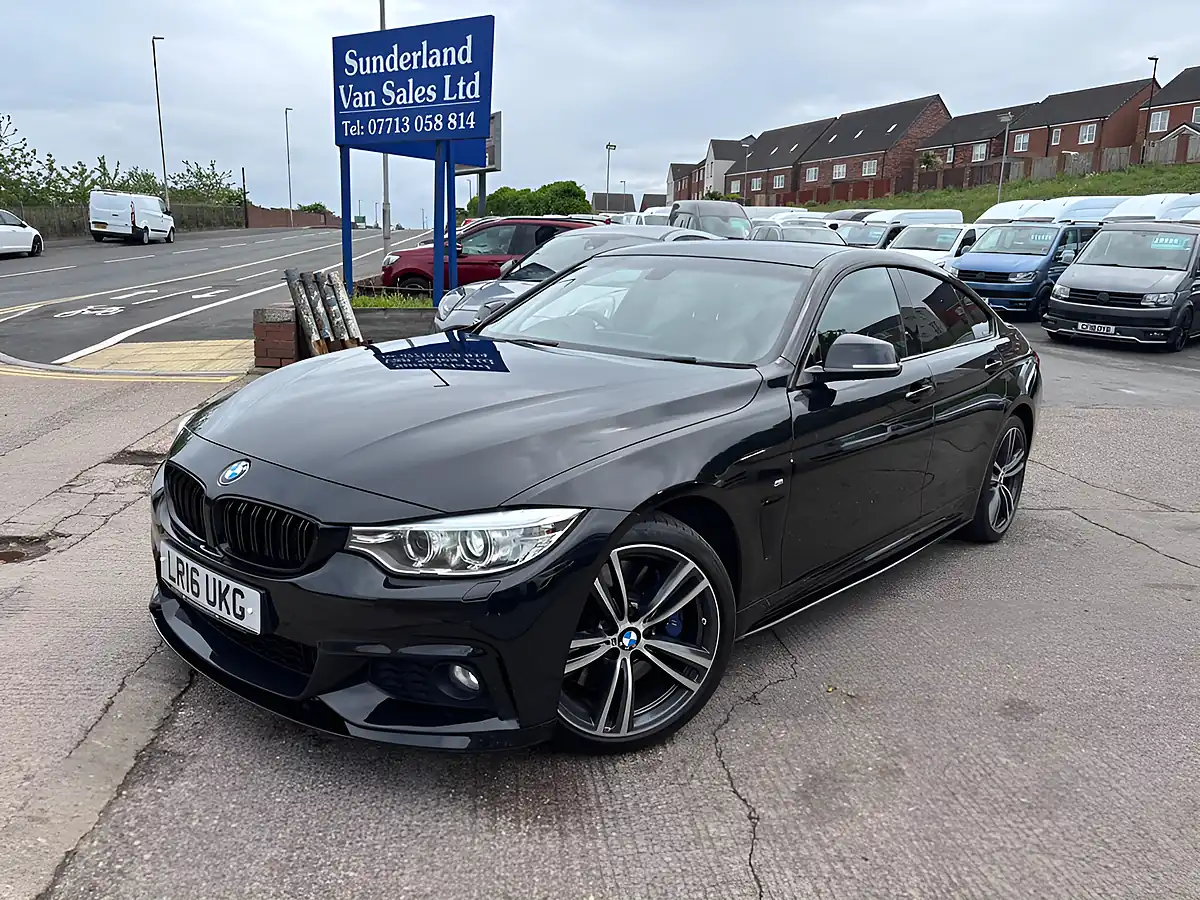 Used 2016 BMW 4 Series Gran Coupe M Sport Black - Front View