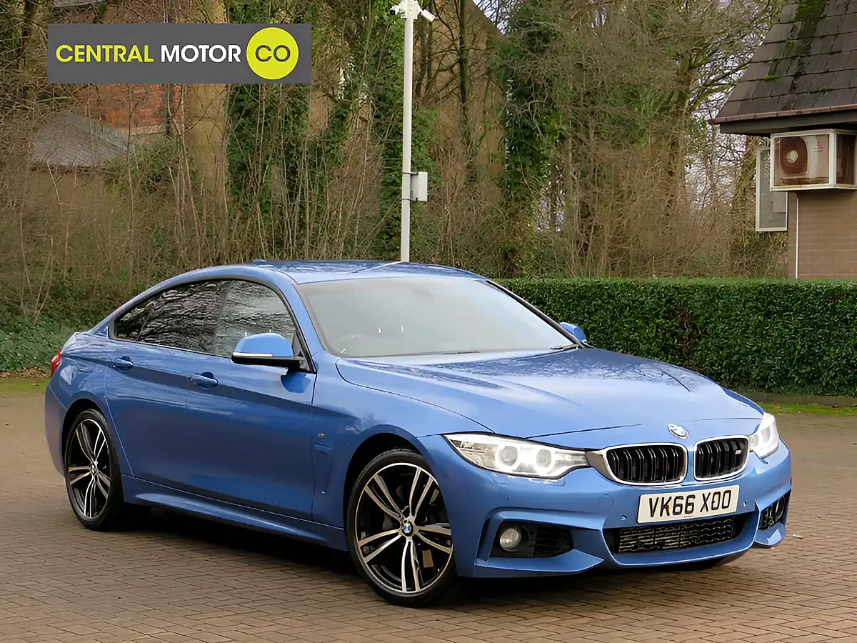 Used 2016 BMW 4 Series Gran Coupe M Sport Estoril Blue - Front View