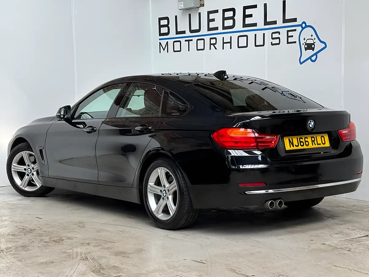 Used 2016 BMW 4 Series Gran Coupe Se Black - Interior and Exterior details 4